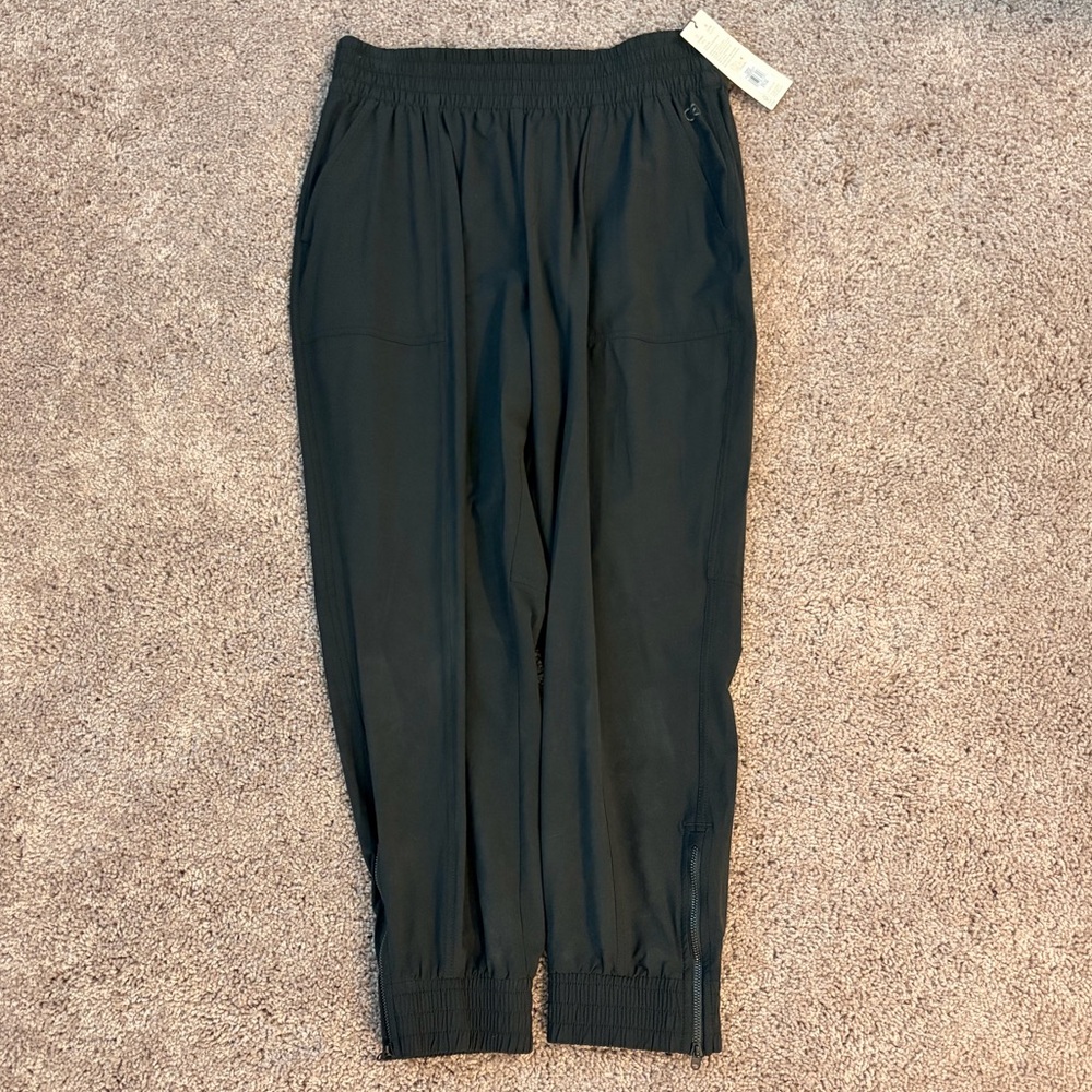 CALIA Black Elastic Waist Jogger Pants